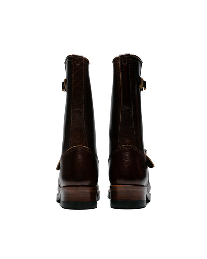 lost & found John Lofgren Bootmaker John Lofgren Bootmaker Wabash Engineer Boots Shinki Hikaku Horsebutt Dark Brown