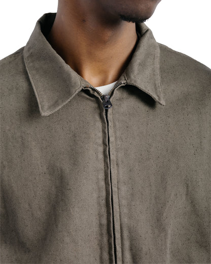 KAPTAIN SUNSHINE Dyed Denim Work Jacket Cub Brown