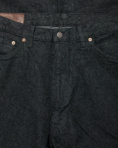 lost & found KAPTAIN SUNSHINE KAPTAIN SUNSHINE 5P Zipper Front Denim Pants Black One Wash