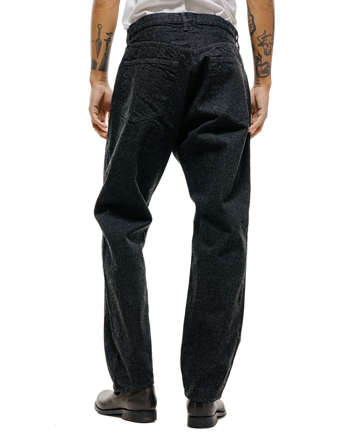lost & found KAPTAIN SUNSHINE KAPTAIN SUNSHINE 5P Zipper Front Denim Pants Black One Wash