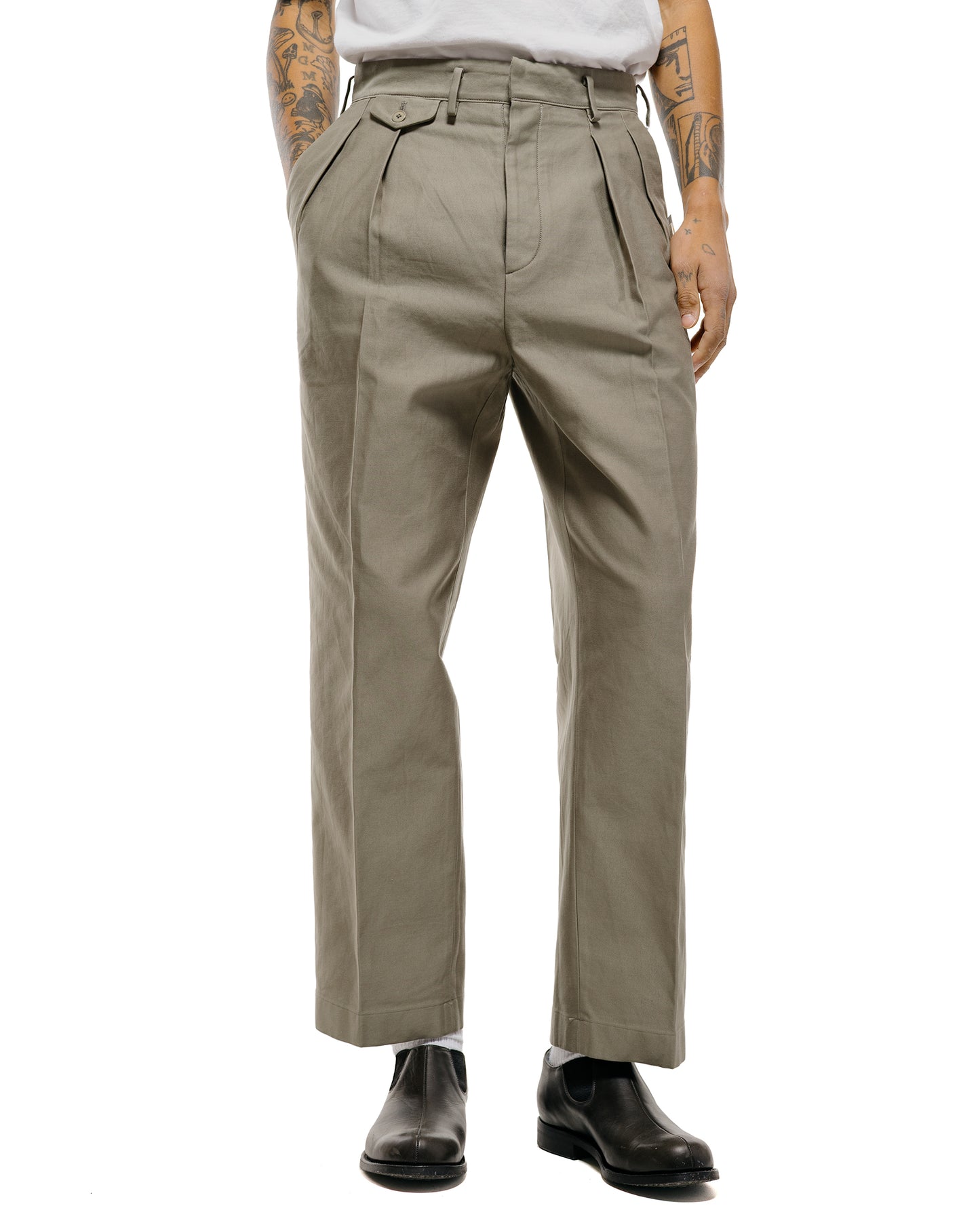 lost & found KAPTAIN SUNSHINE KAPTAIN SUNSHINE Belted Riviera Olive