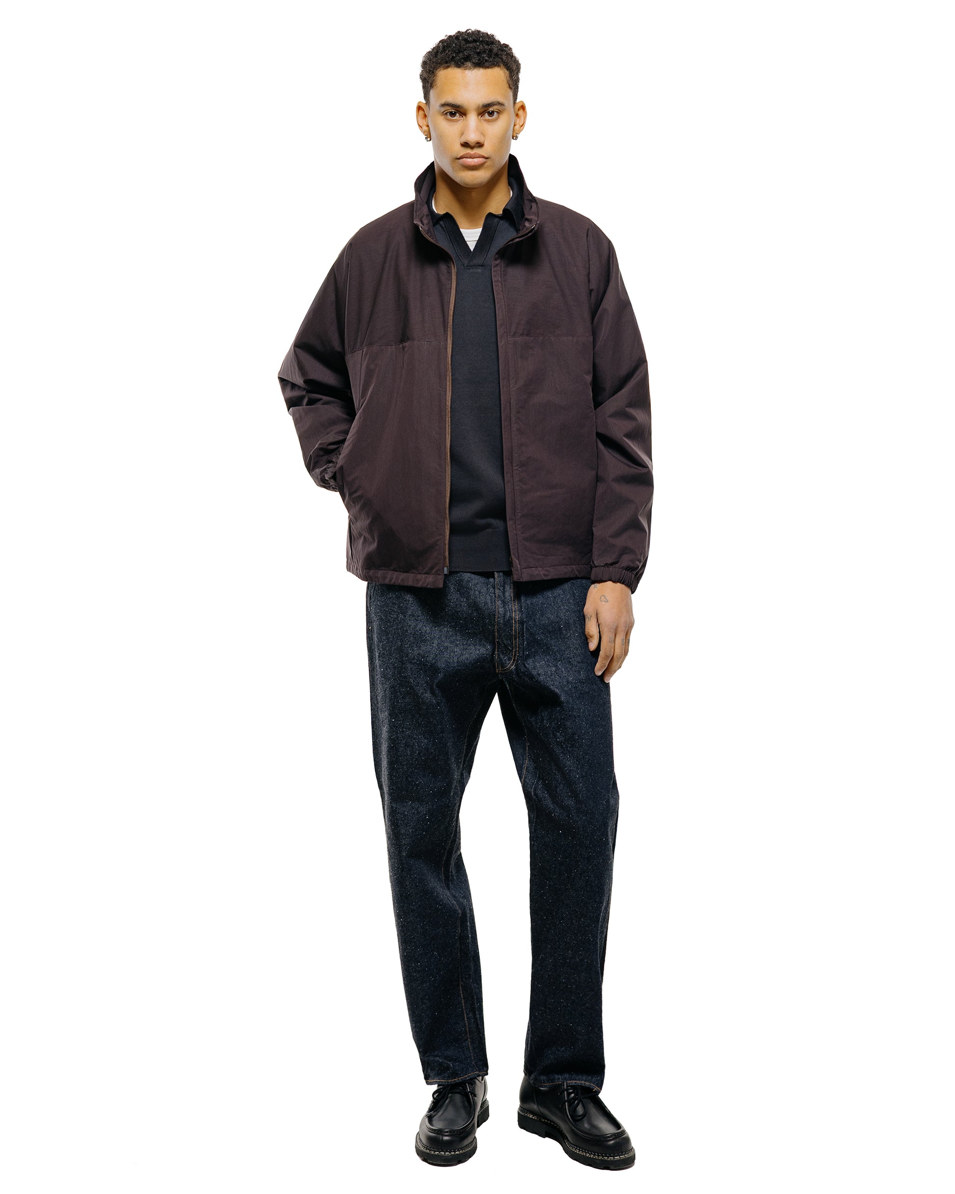 lost & found KAPTAIN SUNSHINE KAPTAIN SUNSHINE Cotton Knit Skipper Shirt Dark Navy