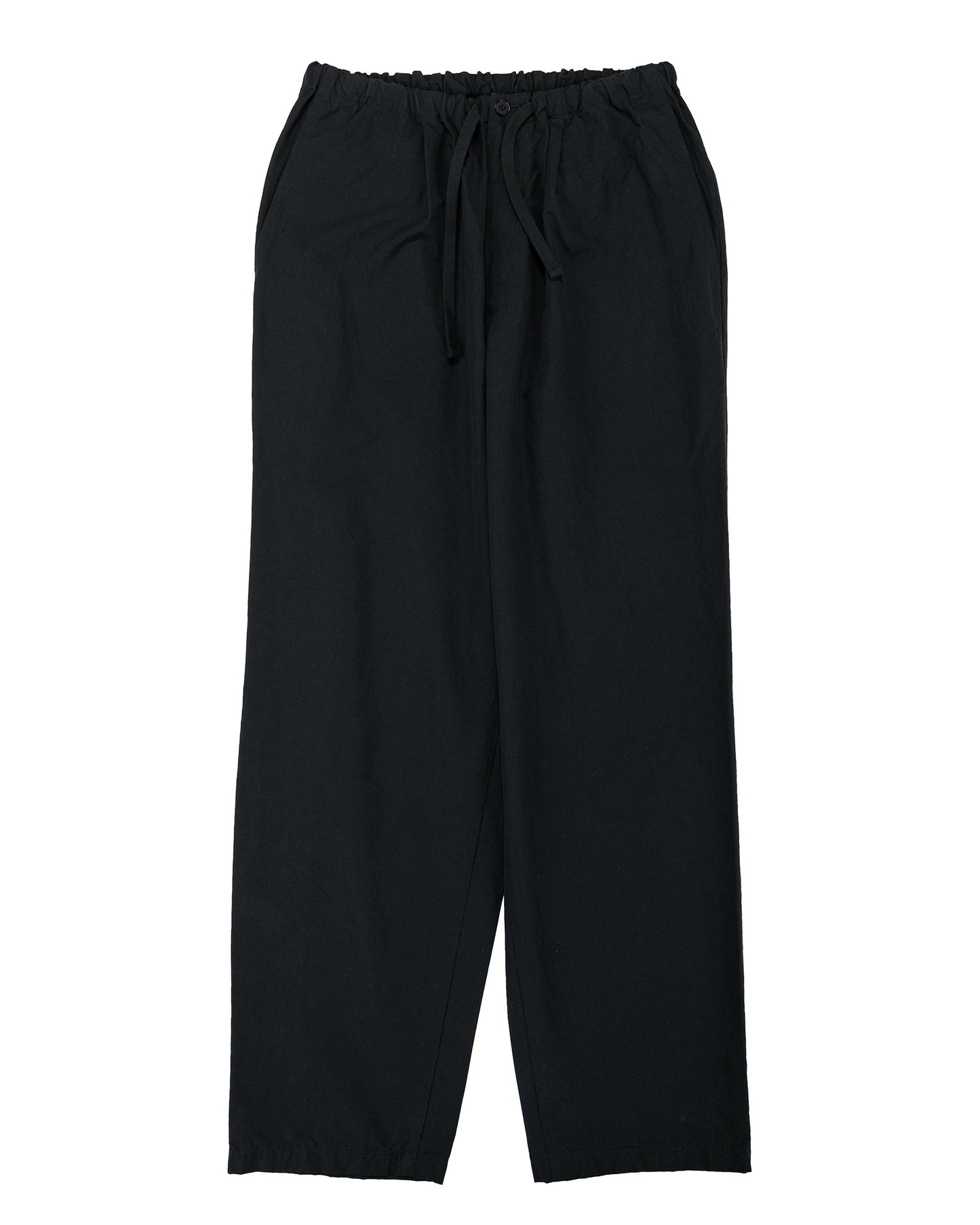 lost & found KAPTAIN SUNSHINE KAPTAIN SUNSHINE Cotton Silk Walk Easy Trousers Black