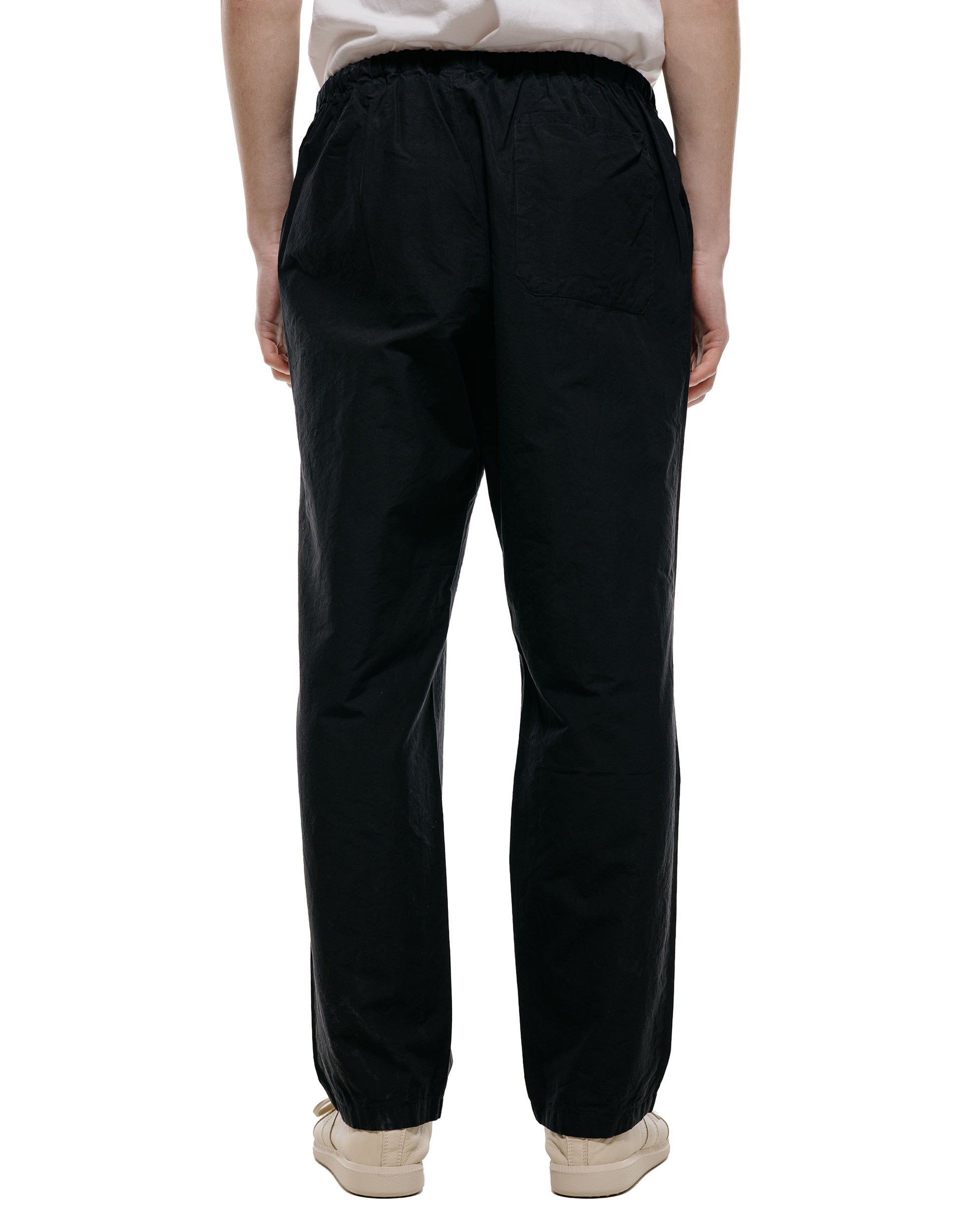 lost & found KAPTAIN SUNSHINE KAPTAIN SUNSHINE Cotton Silk Walk Easy Trousers Black