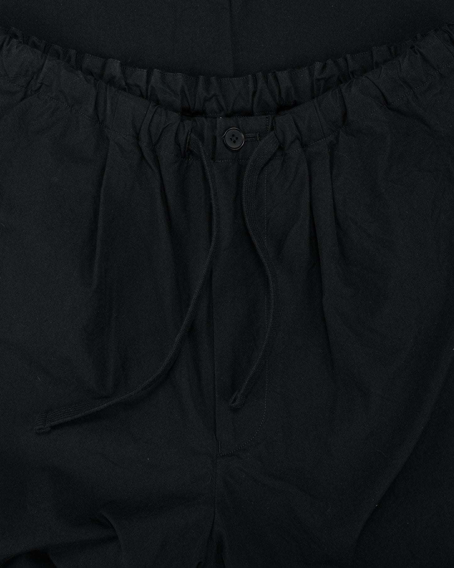 lost & found KAPTAIN SUNSHINE KAPTAIN SUNSHINE Cotton Silk Walk Easy Trousers Black