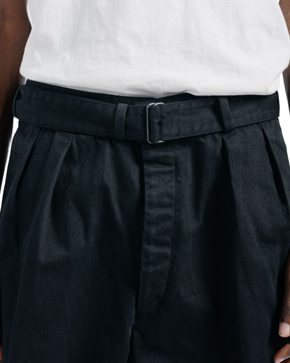 KAPTAIN SUNSHINE Dyed Denim Riviera Pants Black