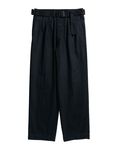KAPTAIN SUNSHINE Dyed Denim Riviera Pants Black