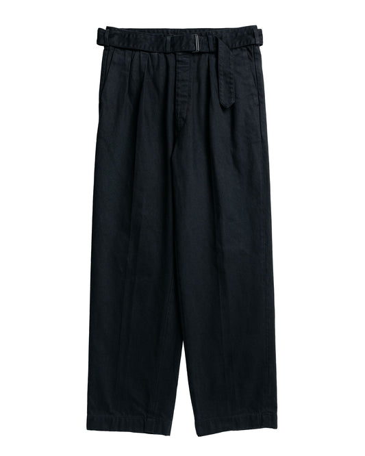 KAPTAIN SUNSHINE Dyed Denim Riviera Pants Black