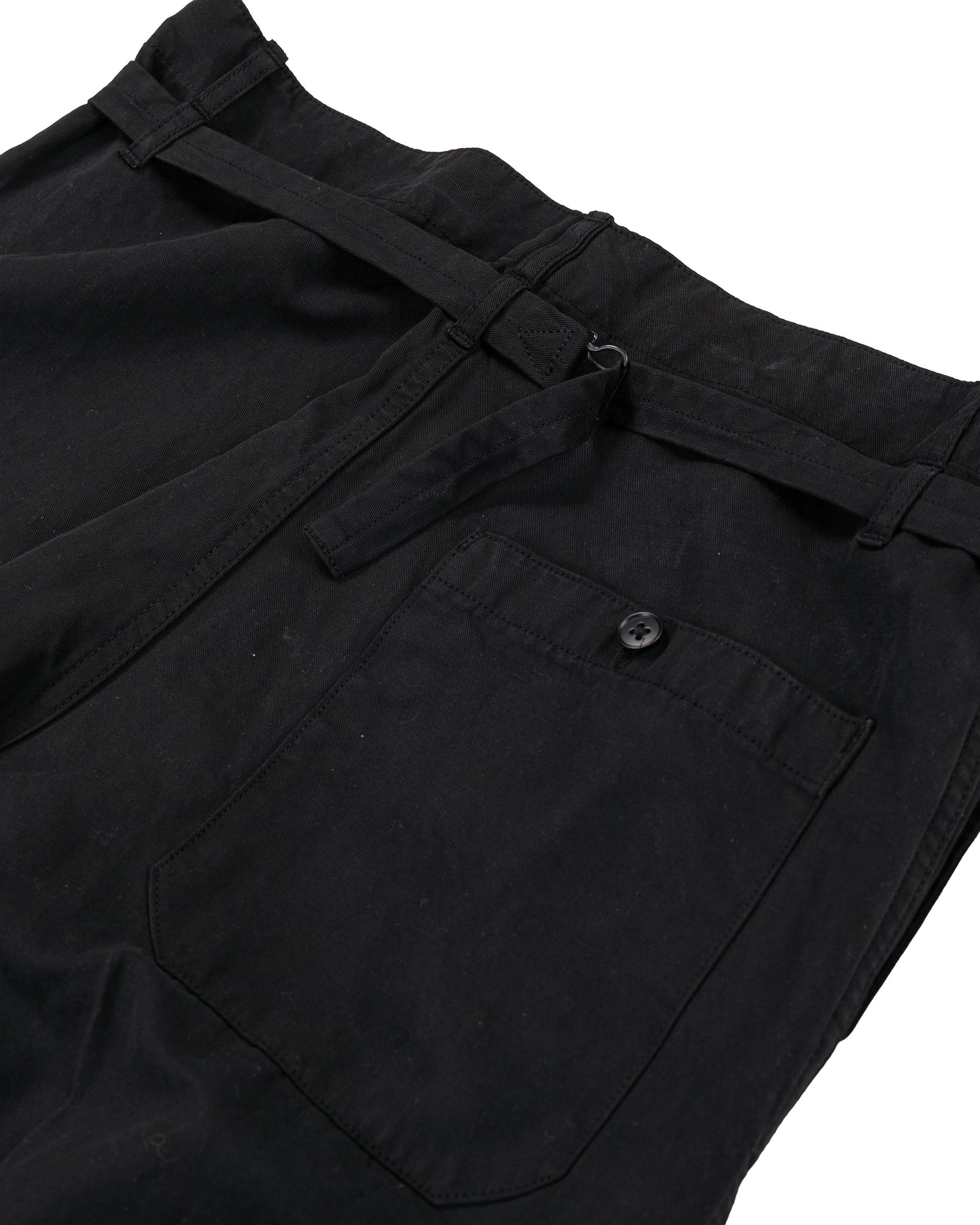 lost & found KAPTAIN SUNSHINE KAPTAIN SUNSHINE Gaba. Buckleback Work Slacks Black