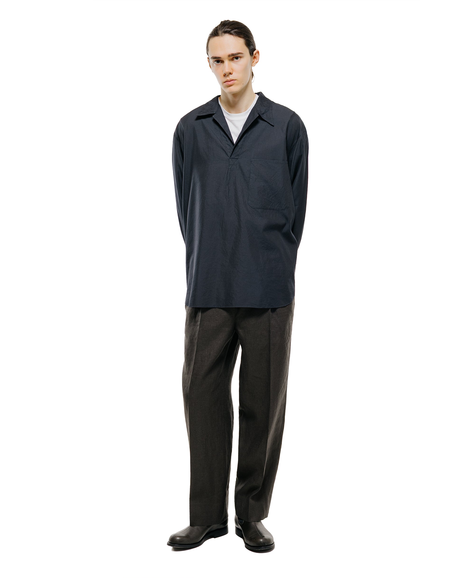 lost & found KAPTAIN SUNSHINE KAPTAIN SUNSHINE Pullover Shirt Navy