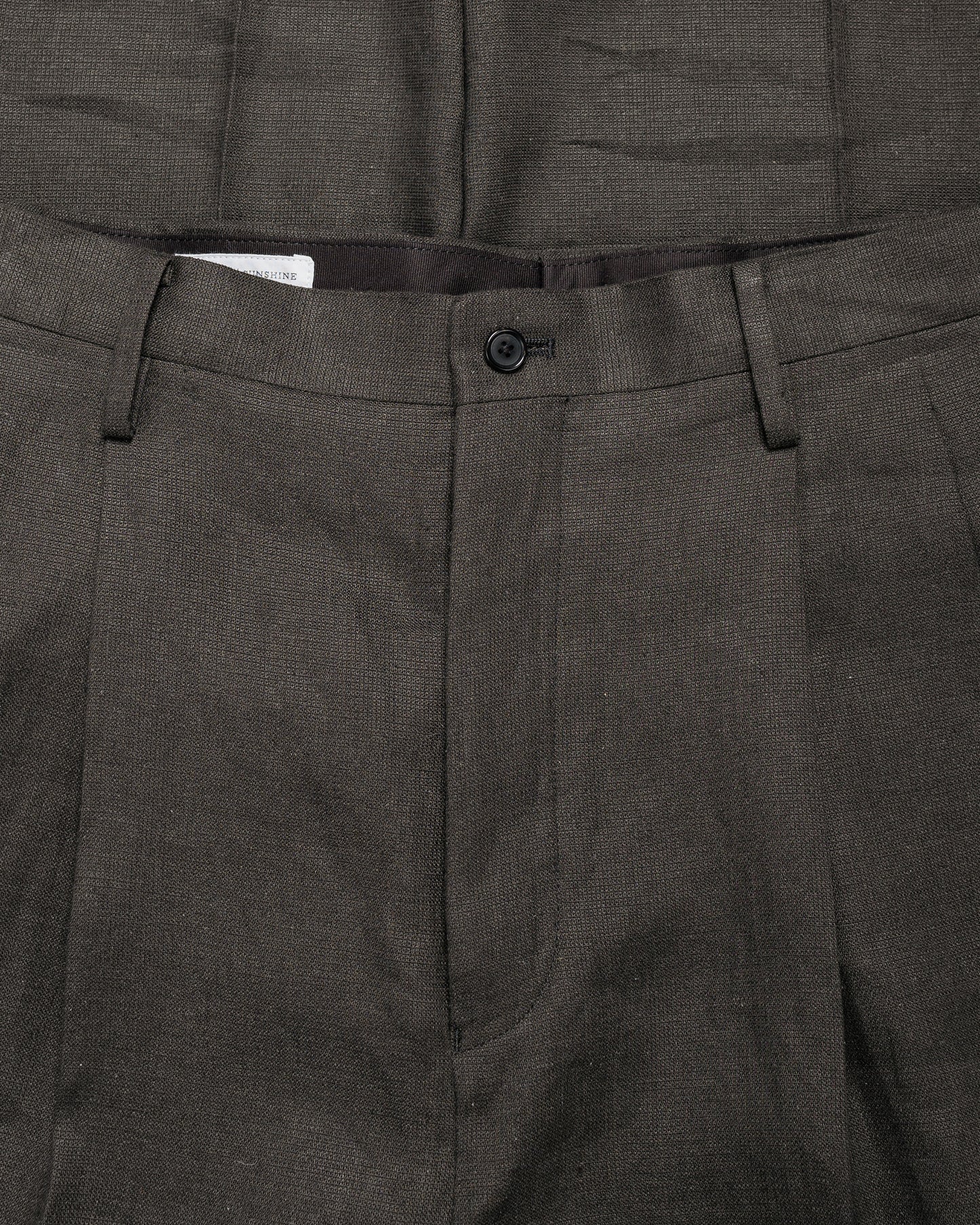 lost & found KAPTAIN SUNSHINE KAPTAIN SUNSHINE Shoecut Slacks Ink Black