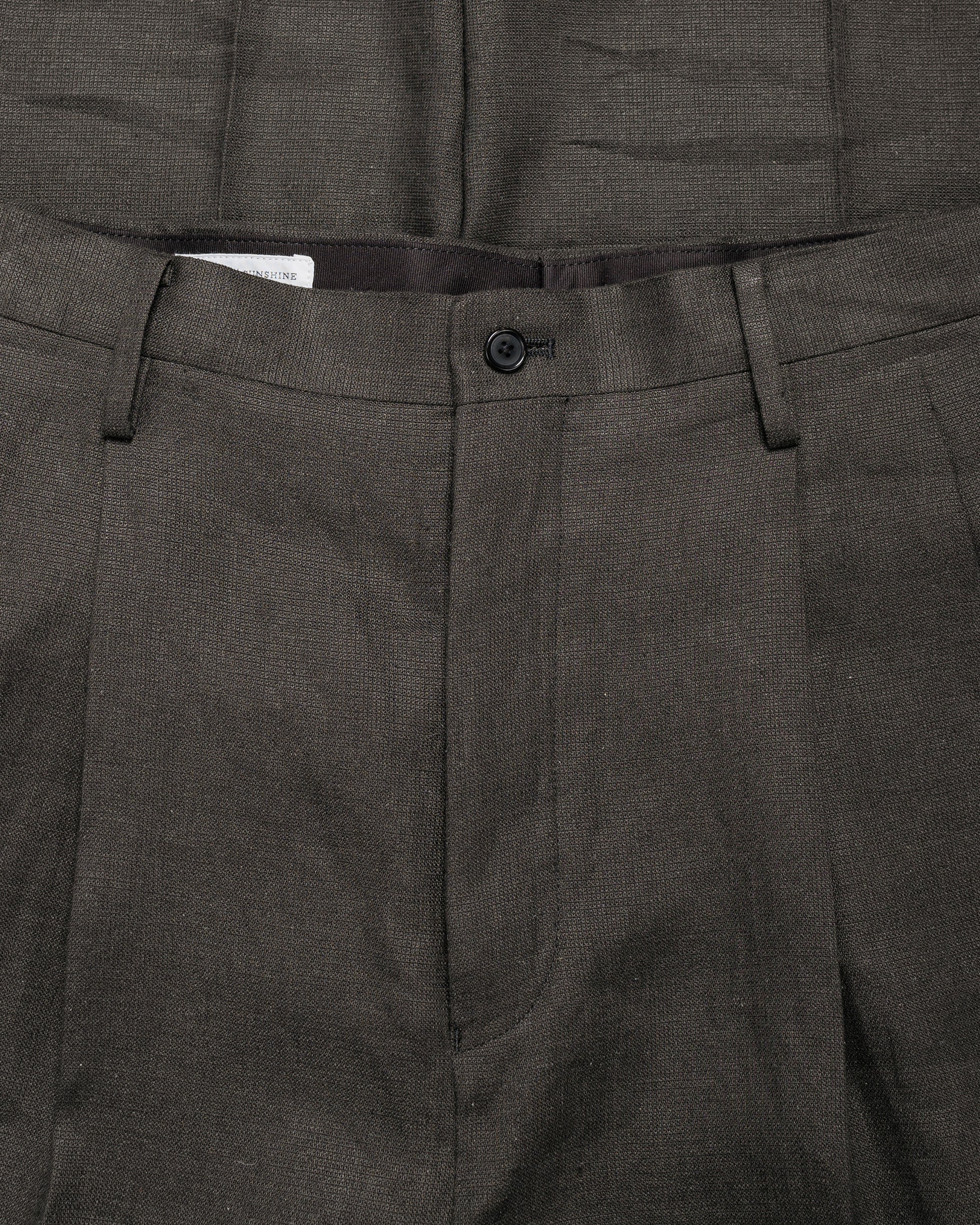lost & found KAPTAIN SUNSHINE KAPTAIN SUNSHINE Shoecut Slacks Ink Black