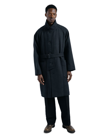 KAPTAIN SUNSHINE Stand Collar Coat Charcoal
