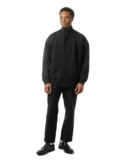 lost & found KAPTAIN SUNSHINE KAPTAIN SUNSHINE Standcollar Smock Ink Black