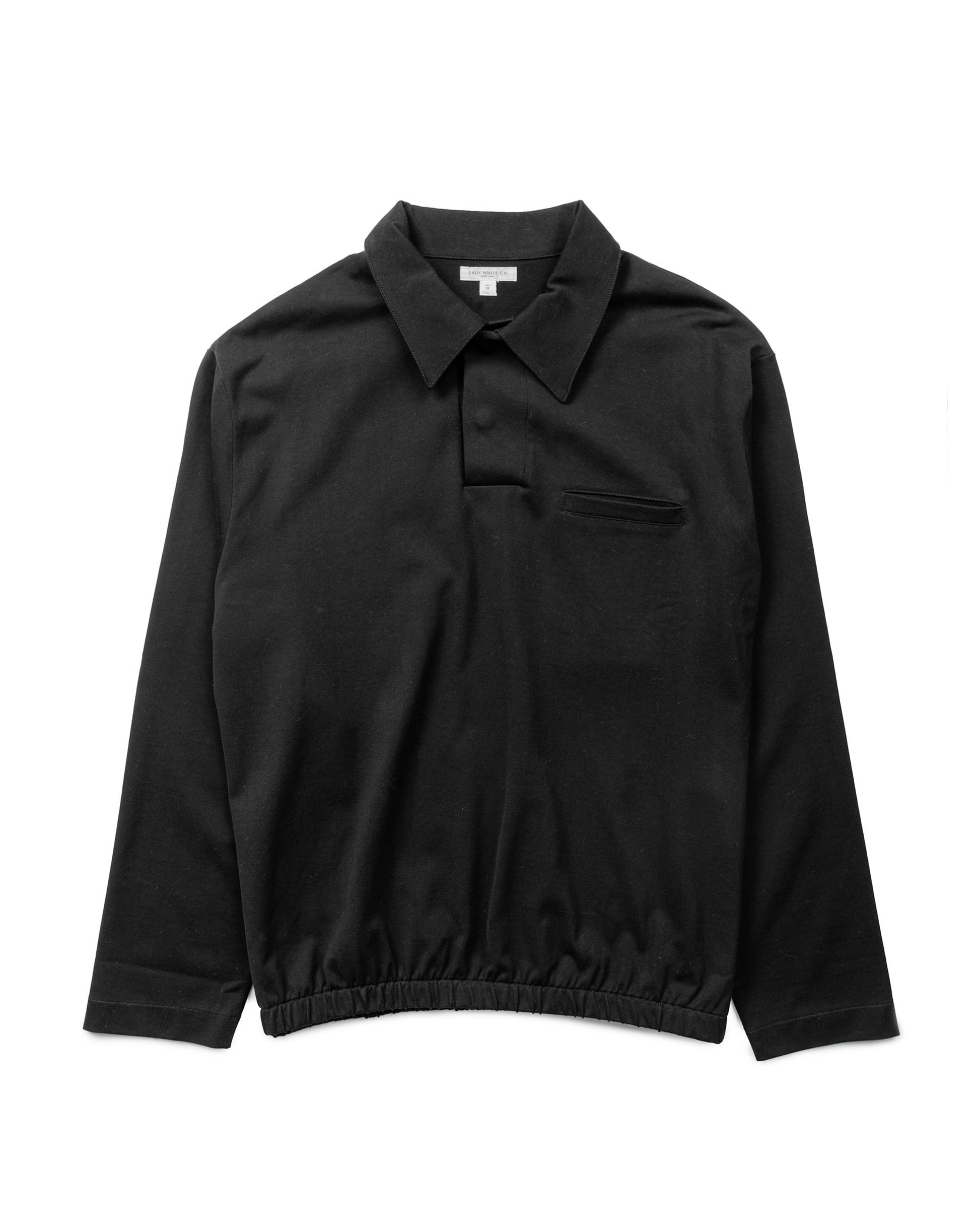 lost & found Lady White Co. Lady White Co. L/S Richmond Polo Black
