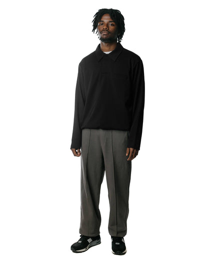 lost & found Lady White Co. Lady White Co. L/S Richmond Polo Black