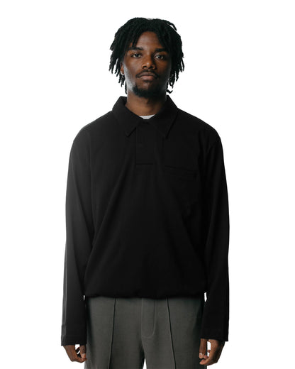 lost & found Lady White Co. Lady White Co. L/S Richmond Polo Black