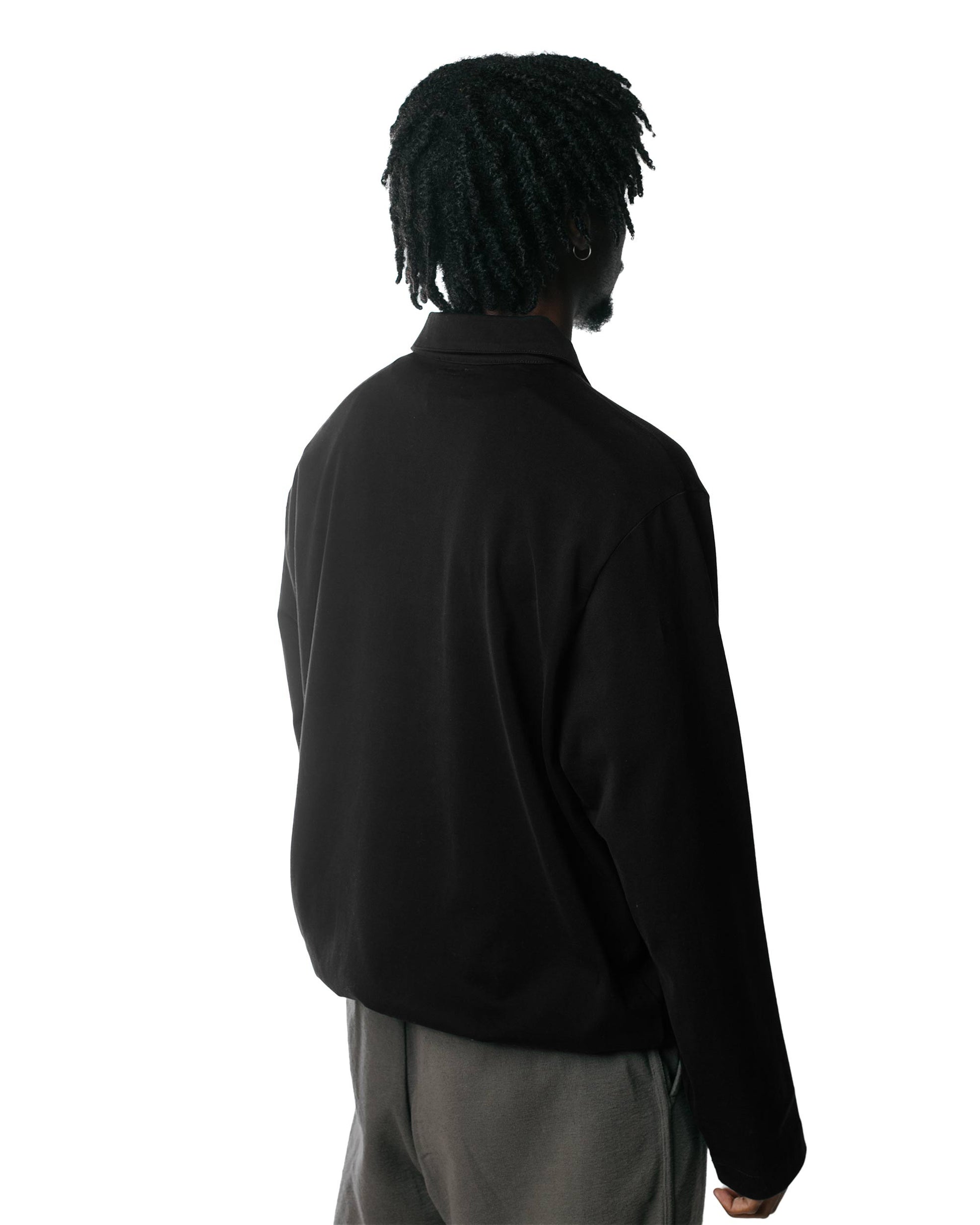 lost & found Lady White Co. Lady White Co. L/S Richmond Polo Black