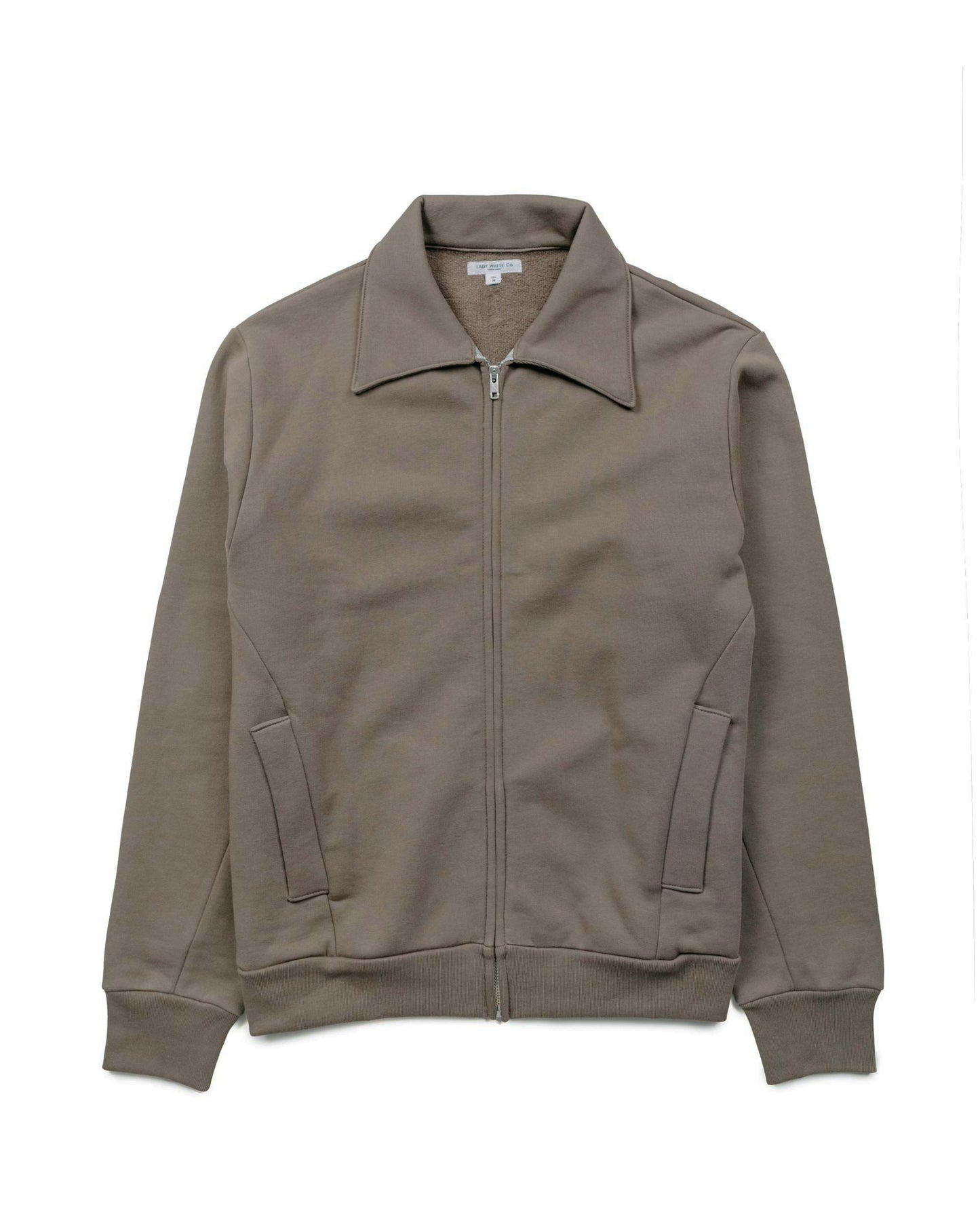 lost & found Lady White Co. Lady White Co. Zip Sweat Jacket Deep Cement
