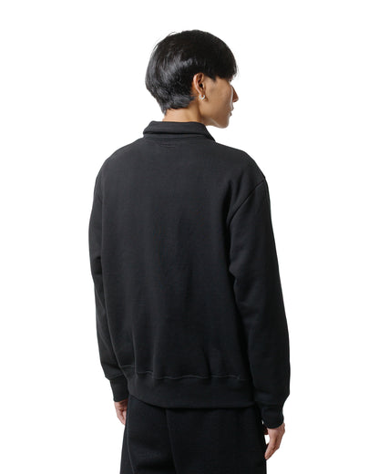 lost & found Lady White Co. Lady White Co. Cotton Quarter Zip Sweatshirt Black
