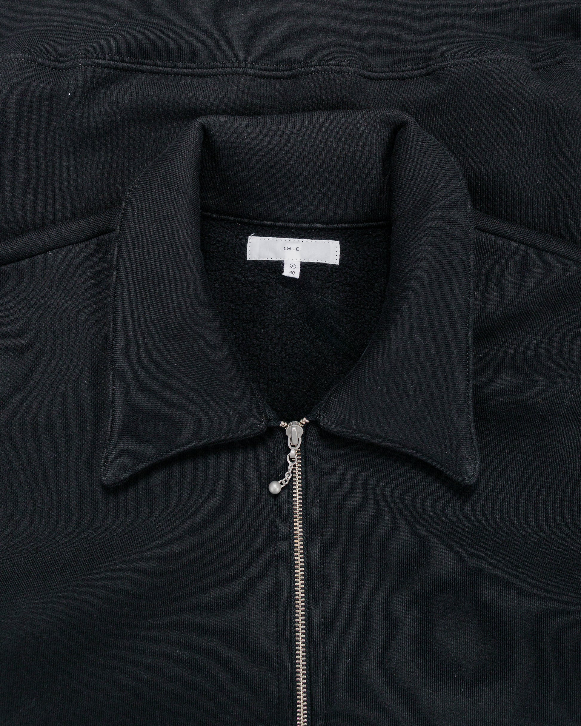 lost & found Lady White Co. Lady White Co. Cotton Quarter Zip Sweatshirt Black