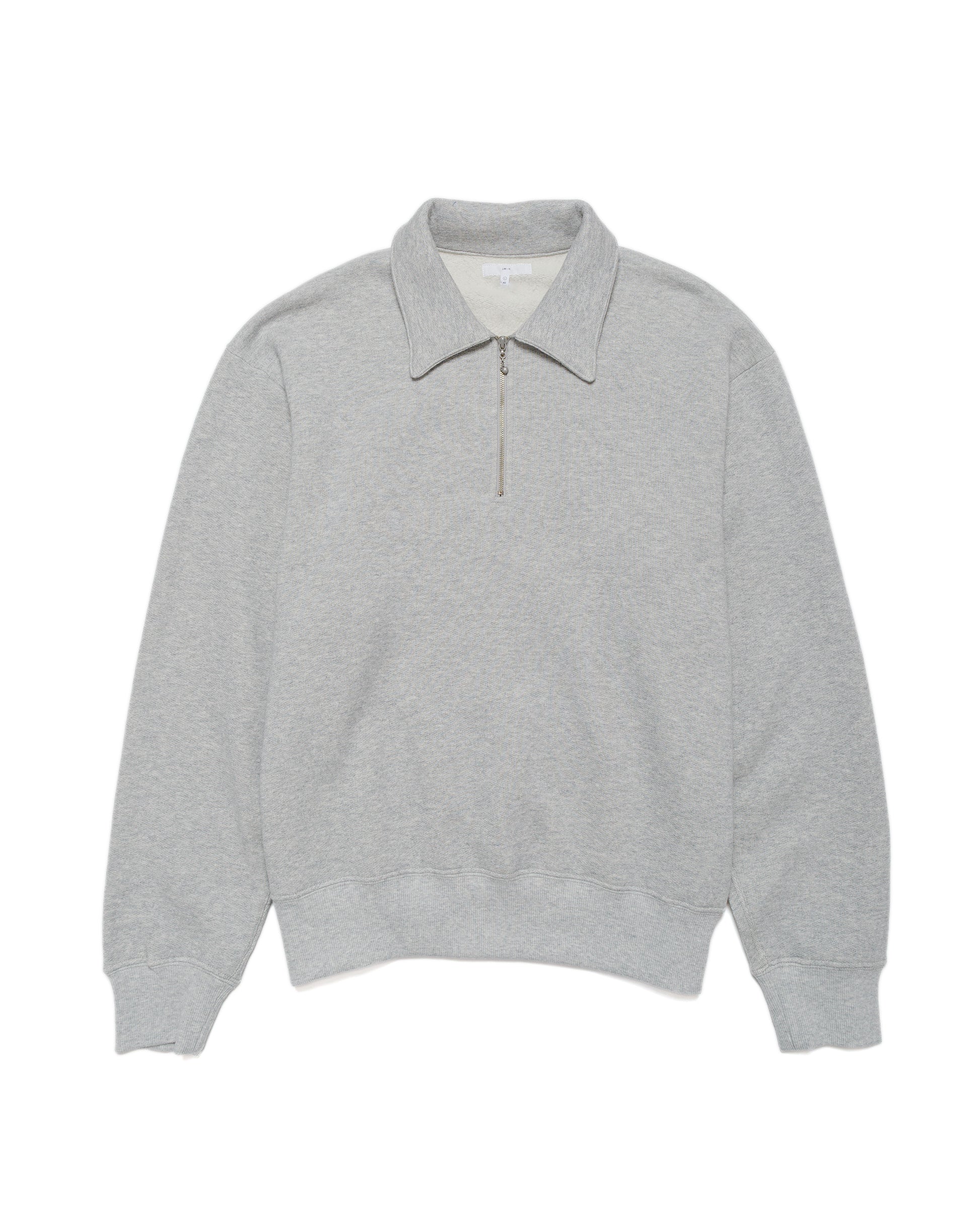 lost & found Lady White Co. Lady White Co. Cotton Wool Quarter Zip Sweatshirt Heather Grey