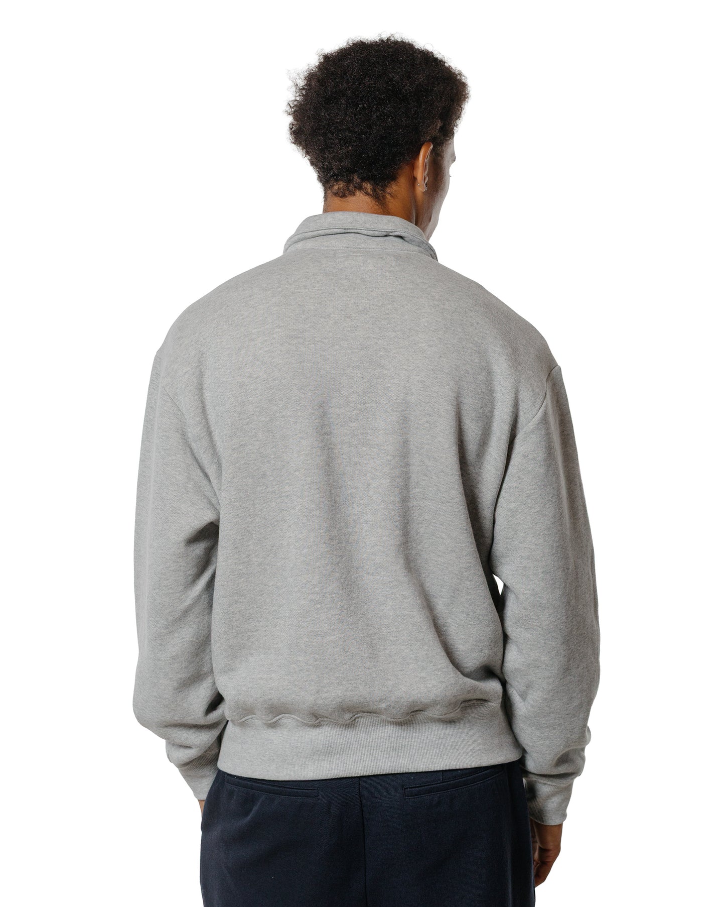 lost & found Lady White Co. Lady White Co. Cotton Wool Quarter Zip Sweatshirt Heather Grey