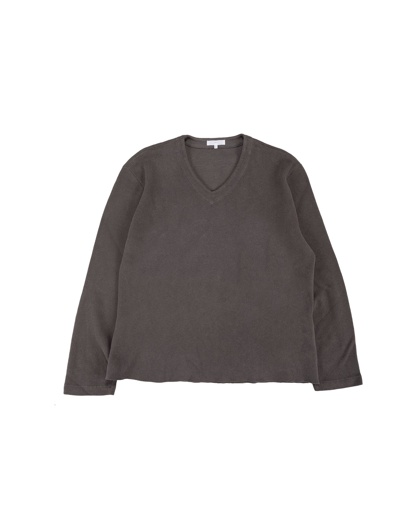 lost & found Lady White Co. Lady White Co. Cropped V-Neck Sweater Pewter