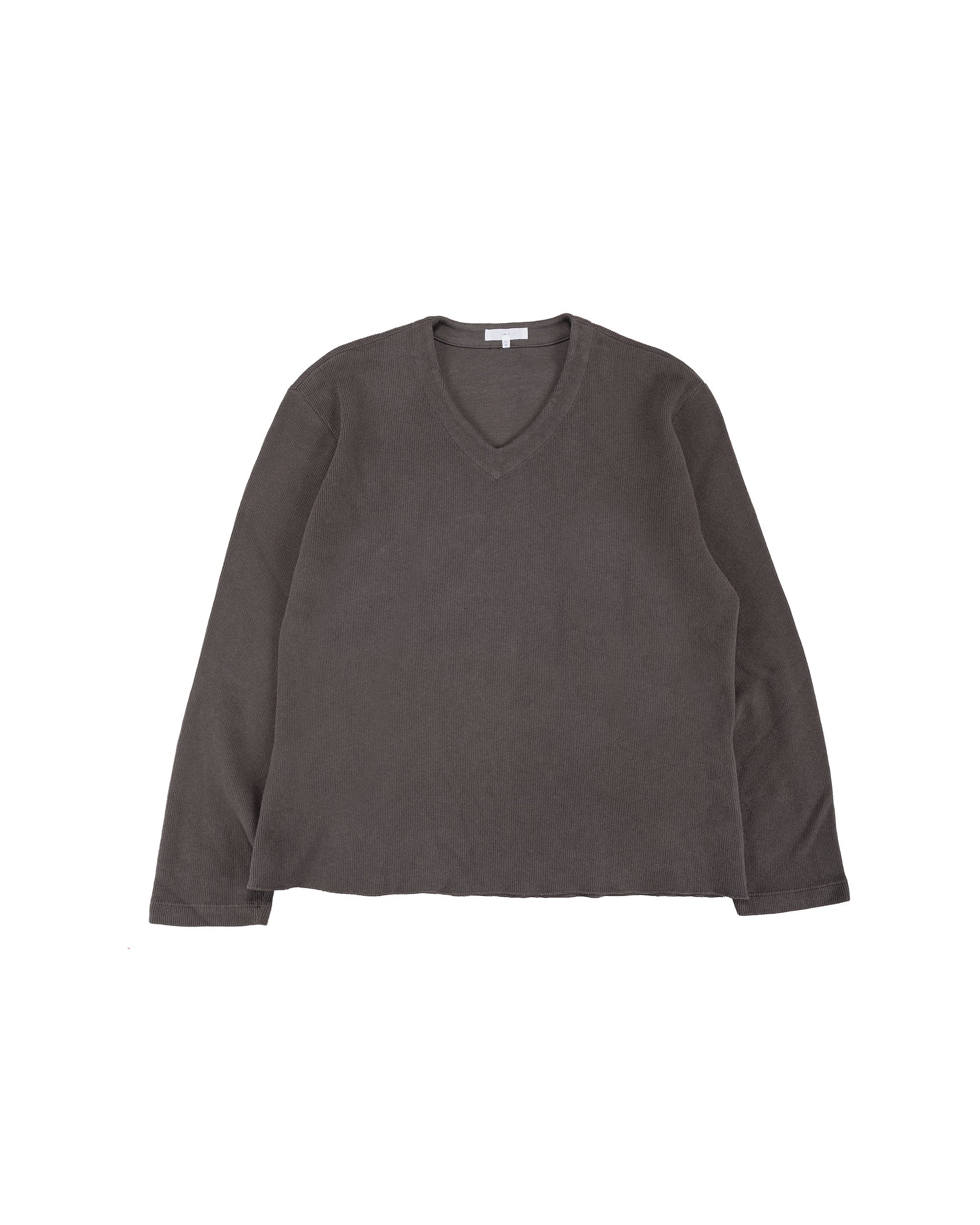 lost & found Lady White Co. Lady White Co. Cropped V-Neck Sweater Pewter
