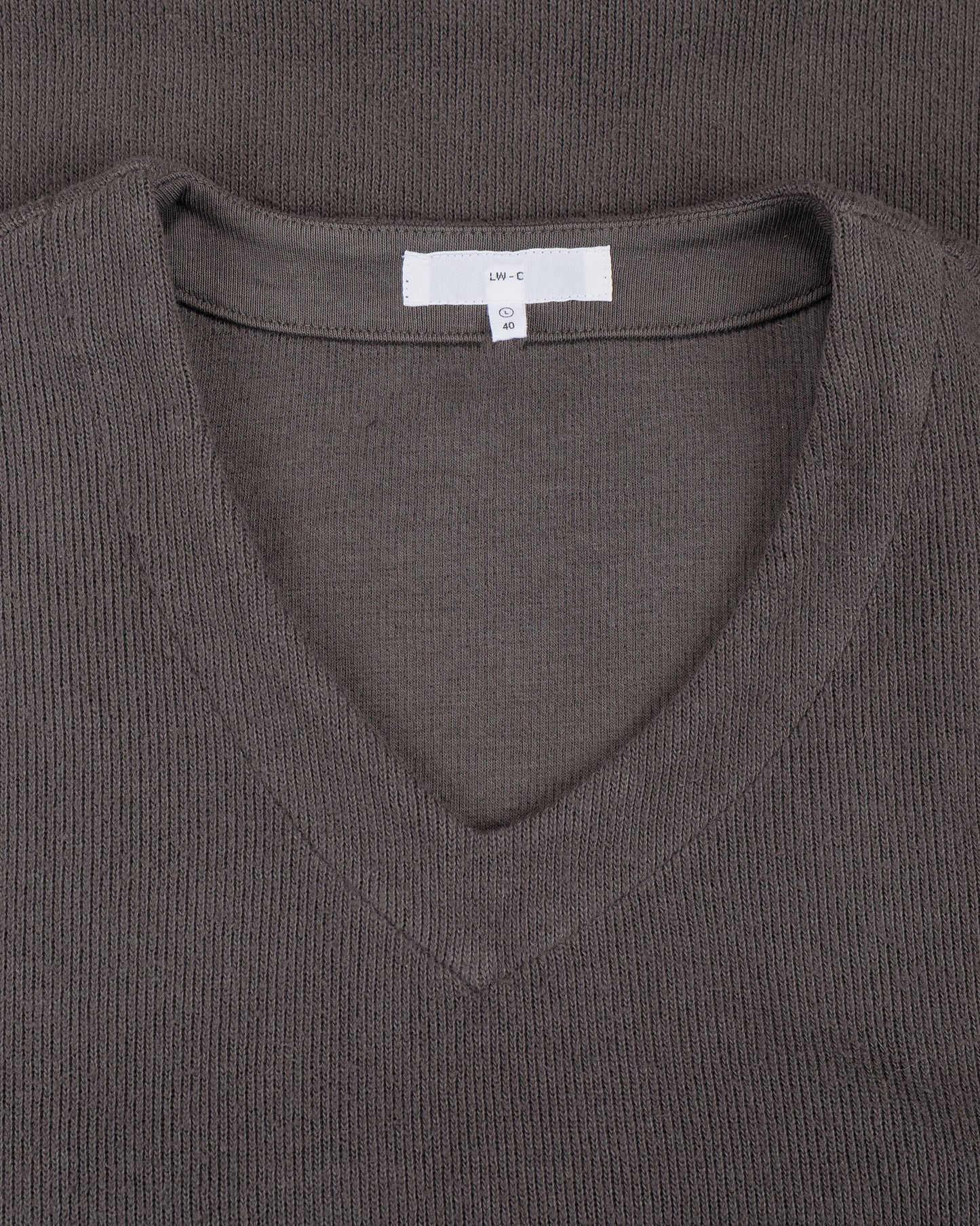 lost & found Lady White Co. Lady White Co. Cropped V-Neck Sweater Pewter