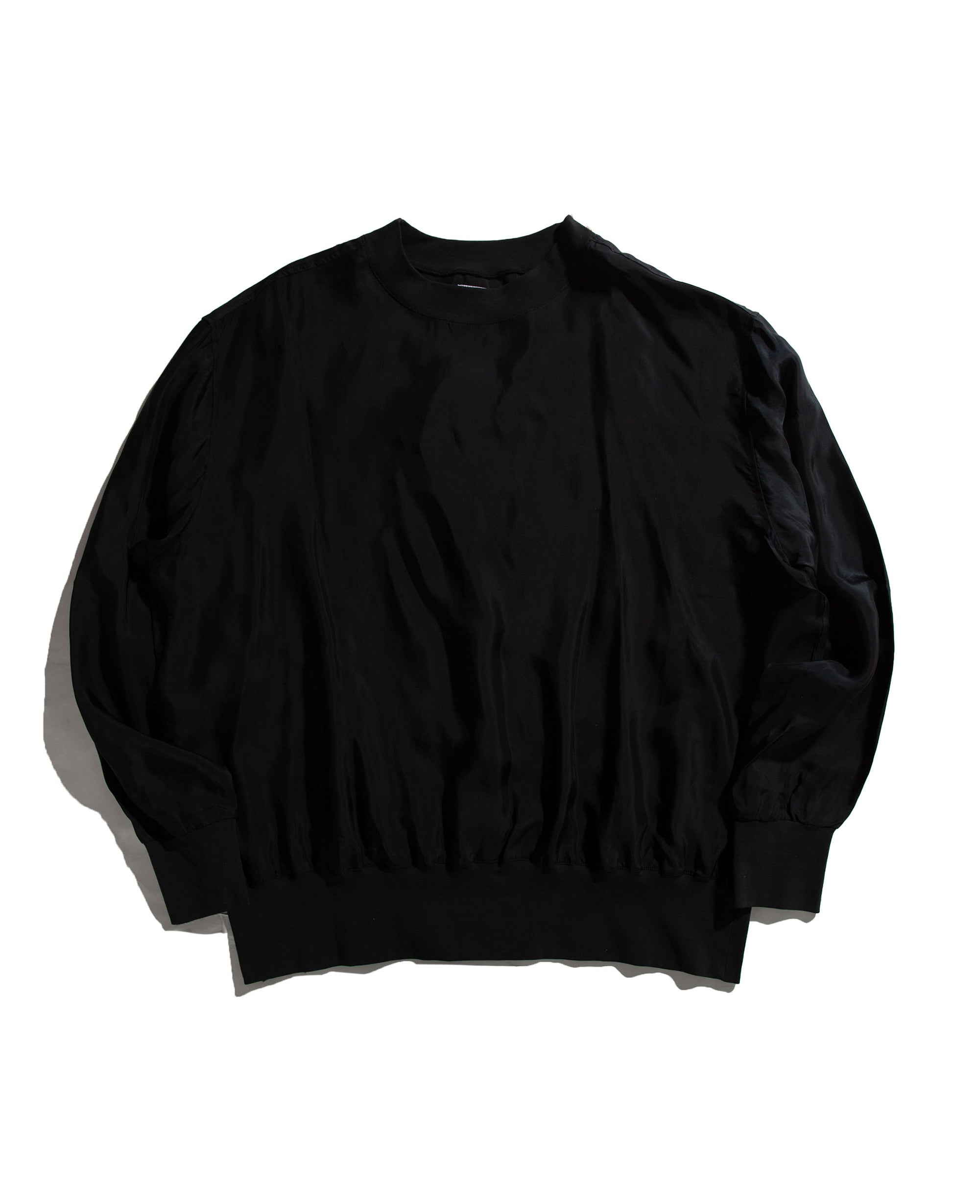 lost & found Lady White Co. Lady White Co. Cupro Pullover Black