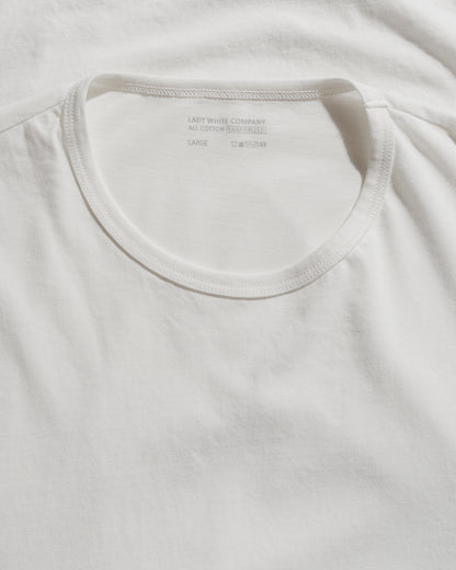 lost & found Lady White Co. Lady White Co. Binded Dry-Lite T-Shirt White
