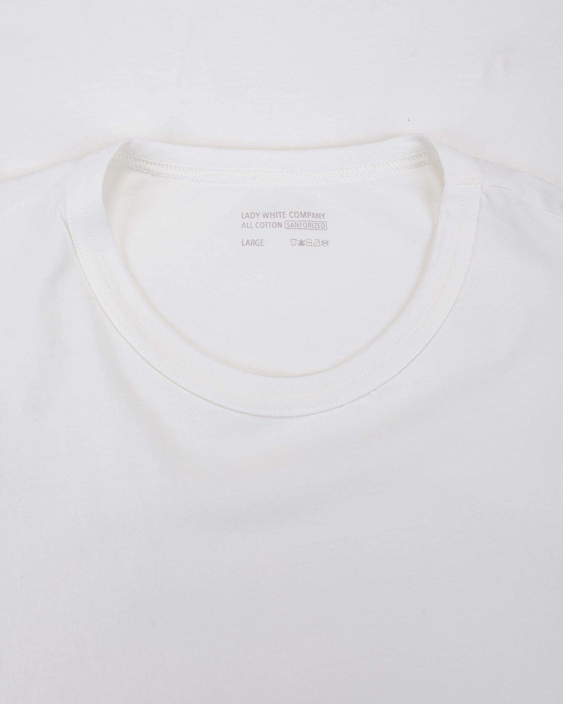 lost & found Lady White Co. Lady White Co. Dry-Lite T-Shirt White