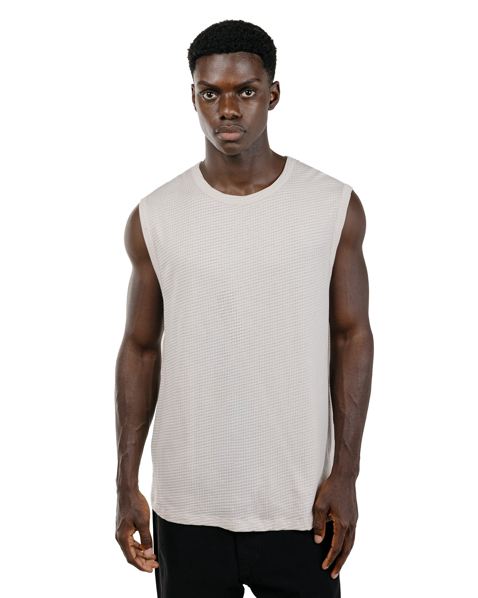 lost & found Lady White Co. Lady White Co. Gauze Sleeveless T-Shirt Solar Grey