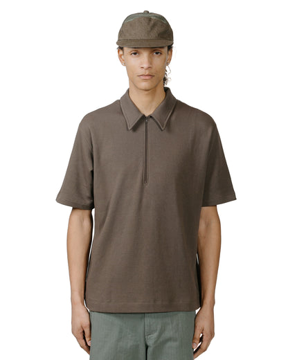 lost & found Lady White Co. Lady White Co. Half Zip Polo Bark