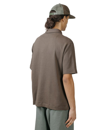 lost & found Lady White Co. Lady White Co. Half Zip Polo Bark