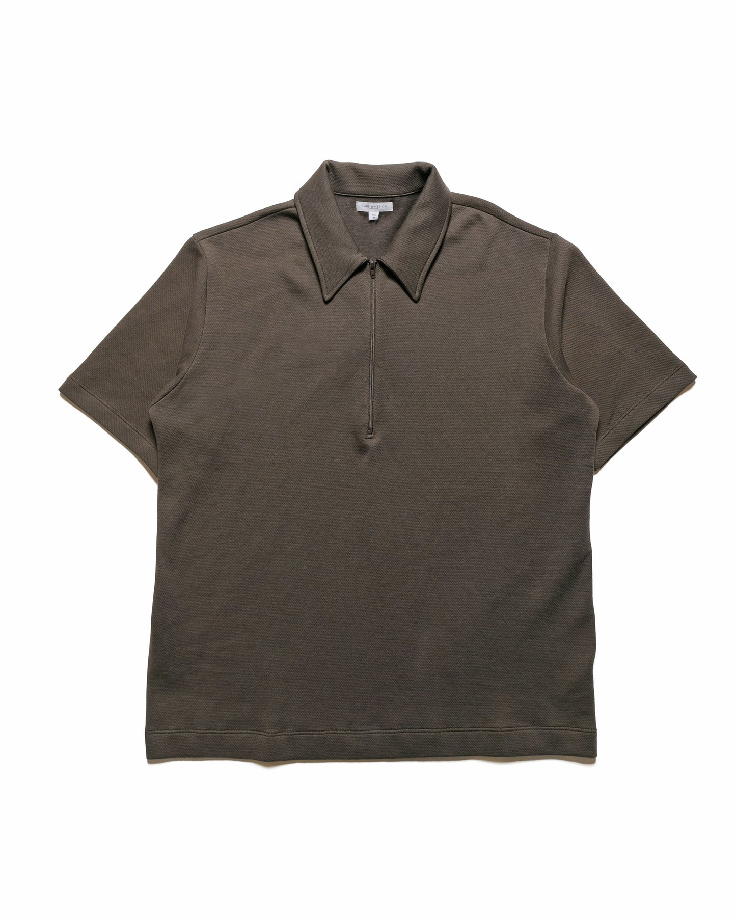 lost & found Lady White Co. Lady White Co. Half Zip Polo Bark