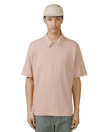 lost & found Lady White Co. Lady White Co. Half Zip Polo Pink Glass