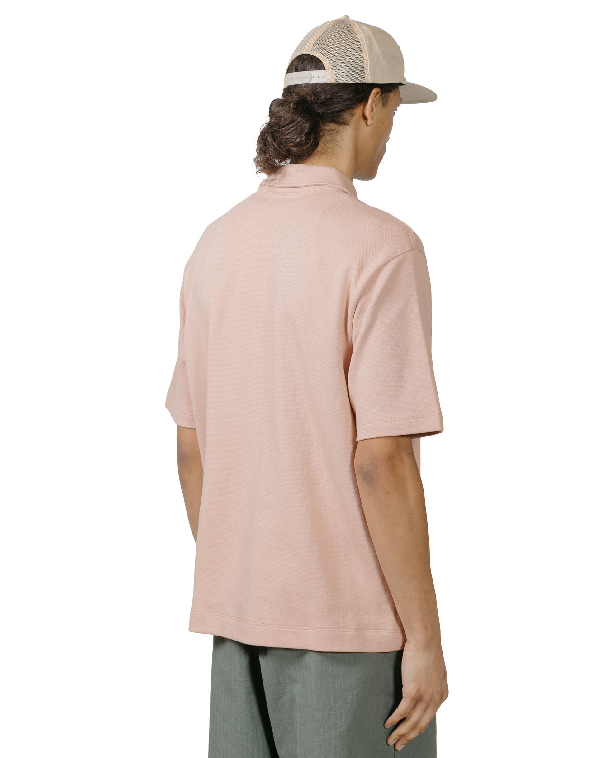 lost & found Lady White Co. Lady White Co. Half Zip Polo Pink Glass