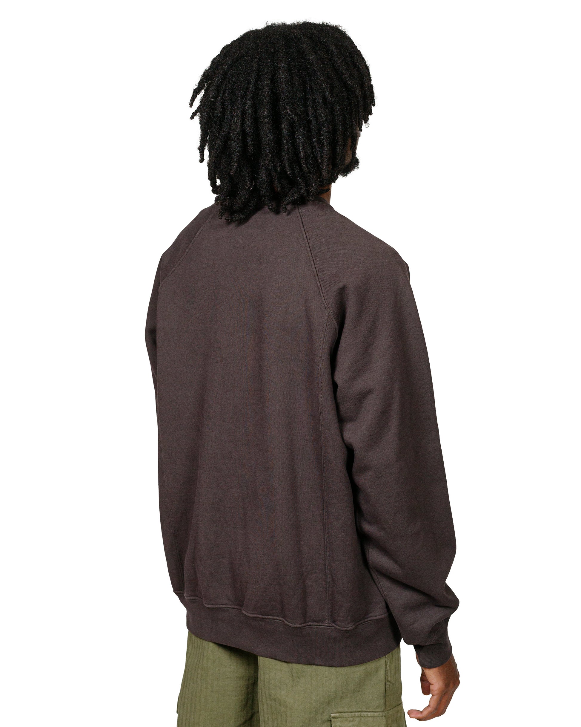 lost & found Lady White Co. Lady White Co. Heavy Gusset Crewneck Tire Black