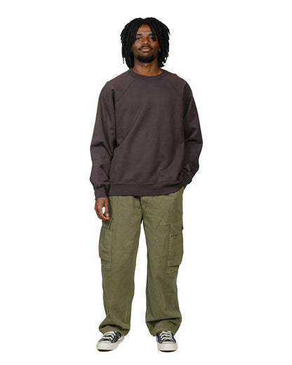 lost & found Lady White Co. Lady White Co. Heavy Gusset Crewneck Tire Black