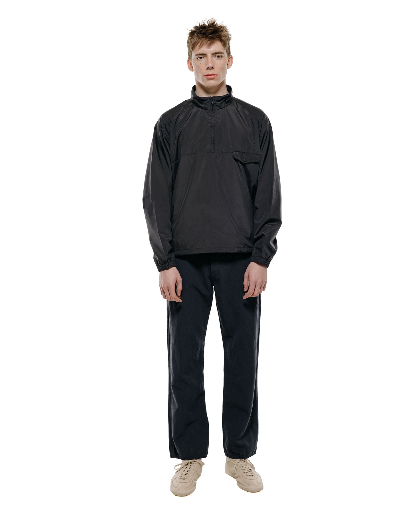 lost & found Lady White Co. Lady White Co. KAPTAIN SUNSHINE Silk Poly Pullover Anthracite