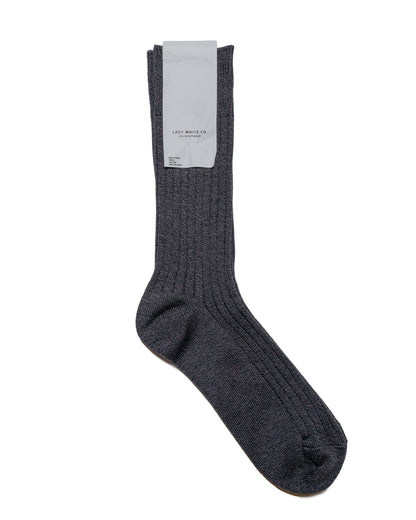 lost & found Lady White Co. Lady White Co. LWC Sock Tire Black Melange