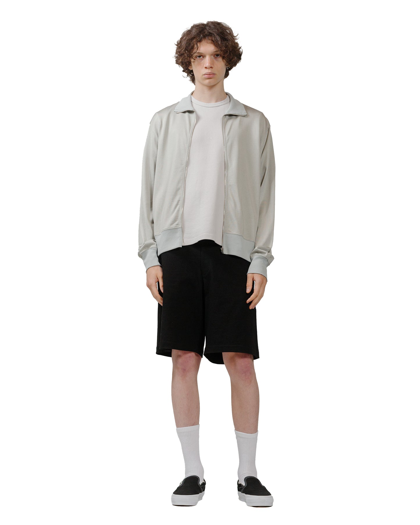 lost & found Lady White Co. Lady White Co. Lightweight Full Zip Post Grey