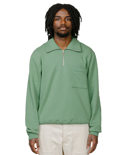 lost & found Lady White Co. Lady White Co. Lost & Found Quarter Zip Sweatshirt Faded Green