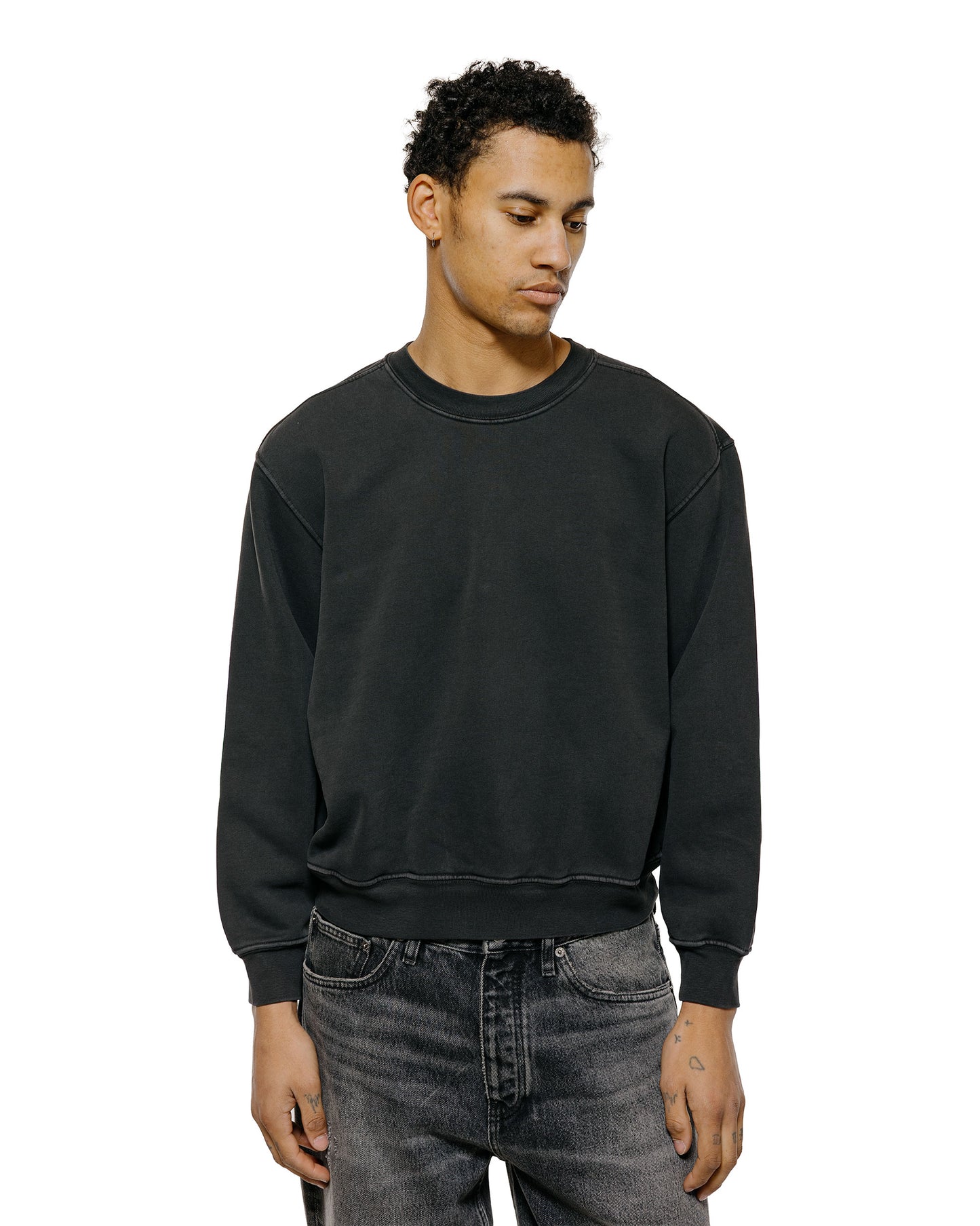 lost & found Lady White Co. Lady White Co. Mini Crewneck Pigment Charcoal