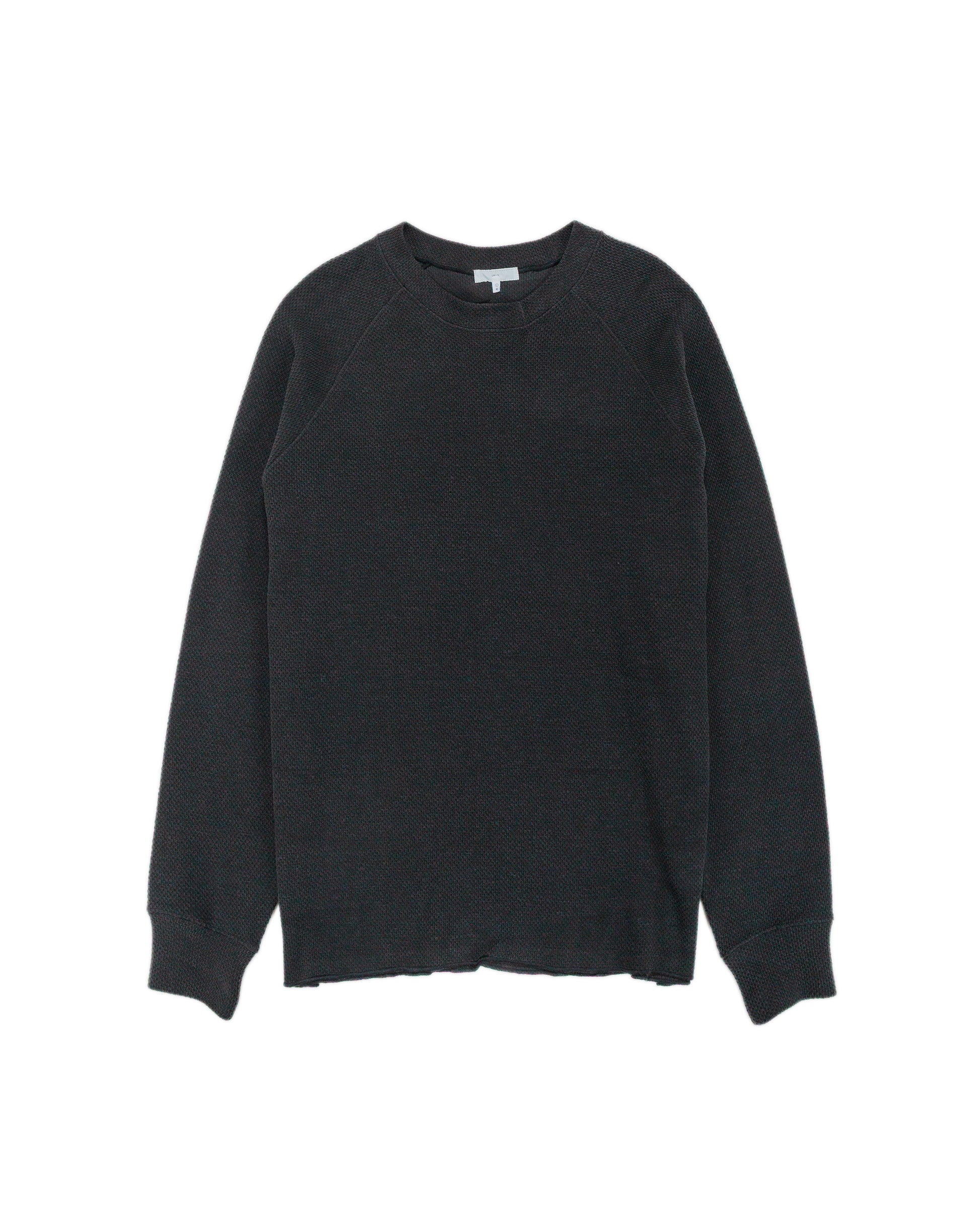lost & found Lady White Co. Lady White Co. Raglan Thermal Pigment Charcoal