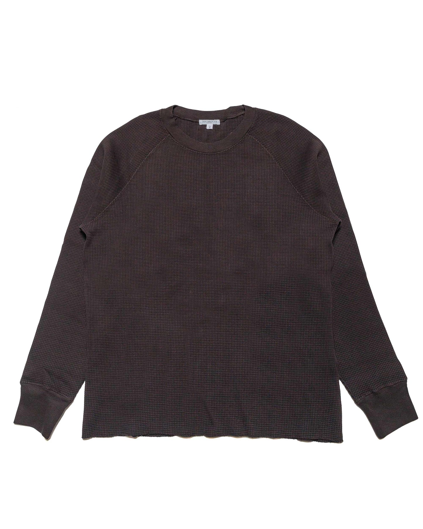 lost & found Lady White Co. Lady White Co. Raglan Thermal Tire Black