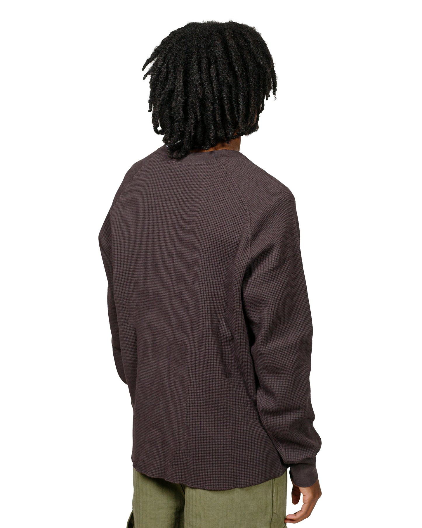 lost & found Lady White Co. Lady White Co. Raglan Thermal Tire Black