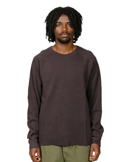 lost & found Lady White Co. Lady White Co. Raglan Thermal Tire Black